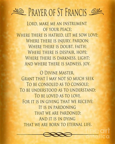 prayer of st francis pdf.